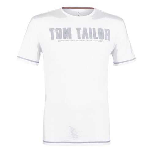 Футболка мужская TOM TAILOR 1019275-20000 белая XL в ТВОЕ