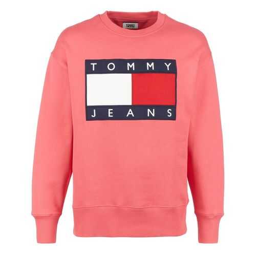 Свитшот мужской Tommy Jeans DM0DM07201 T1L розовый M в ТВОЕ