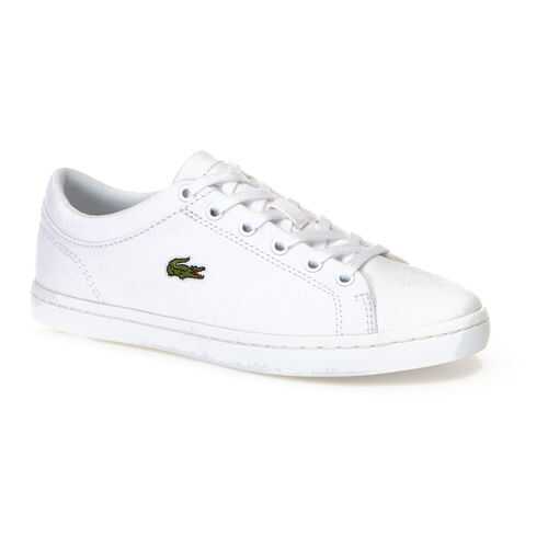 Кеды женские Lacoste Straightset BL 2 белые 37.5 RU в ТВОЕ