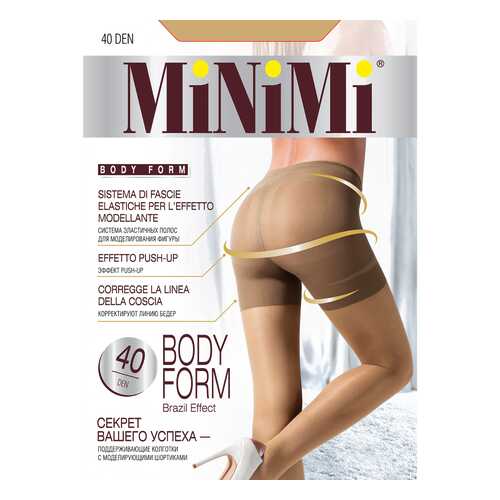 Колготки MiNiMi BODY FORM 40, caramello min, 4/L в ТВОЕ