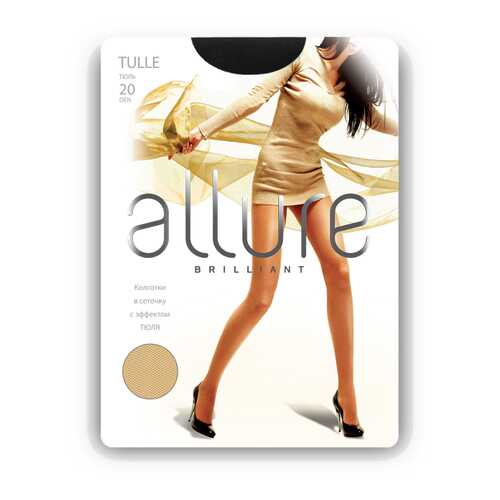 Колготки женские ALLURE ALL TULLE 20 черные 4 в ТВОЕ