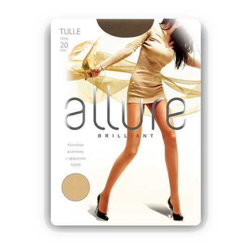 Колготки женские ALLURE ALL TULLE 20 легкий загар 3 в ТВОЕ