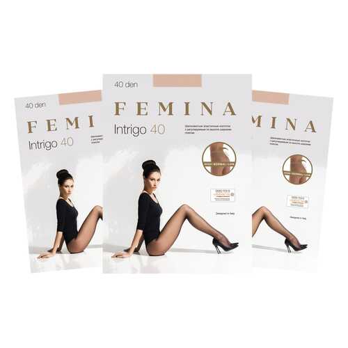 Комплект женский FEMINA INTRIGO 40 бежевый 3 (M) в ТВОЕ