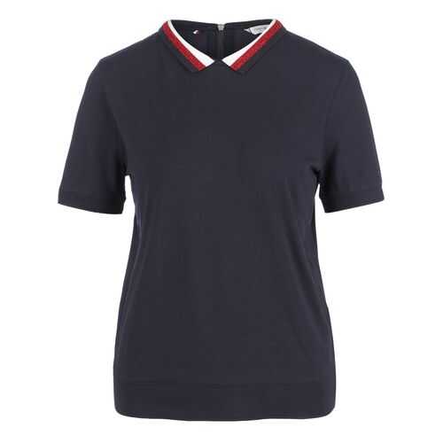 Поло женское Tommy Hilfiger WW0WW27534 синее XS в ТВОЕ